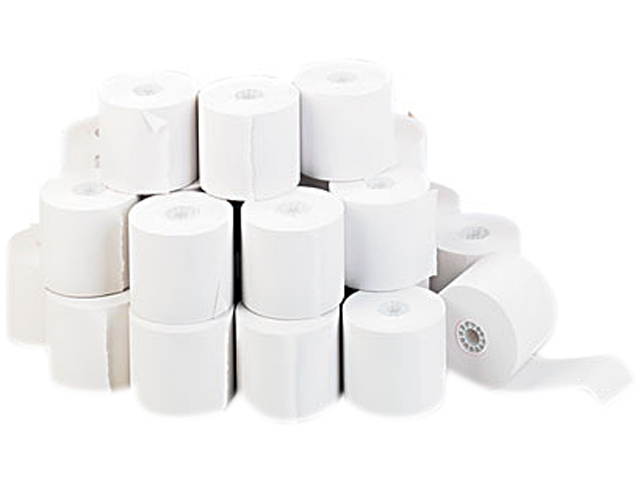 UNIVERSAL Adding Machine/Calculator Roll 16 lb 1/2" Core 2-1/4" x 150 ft White