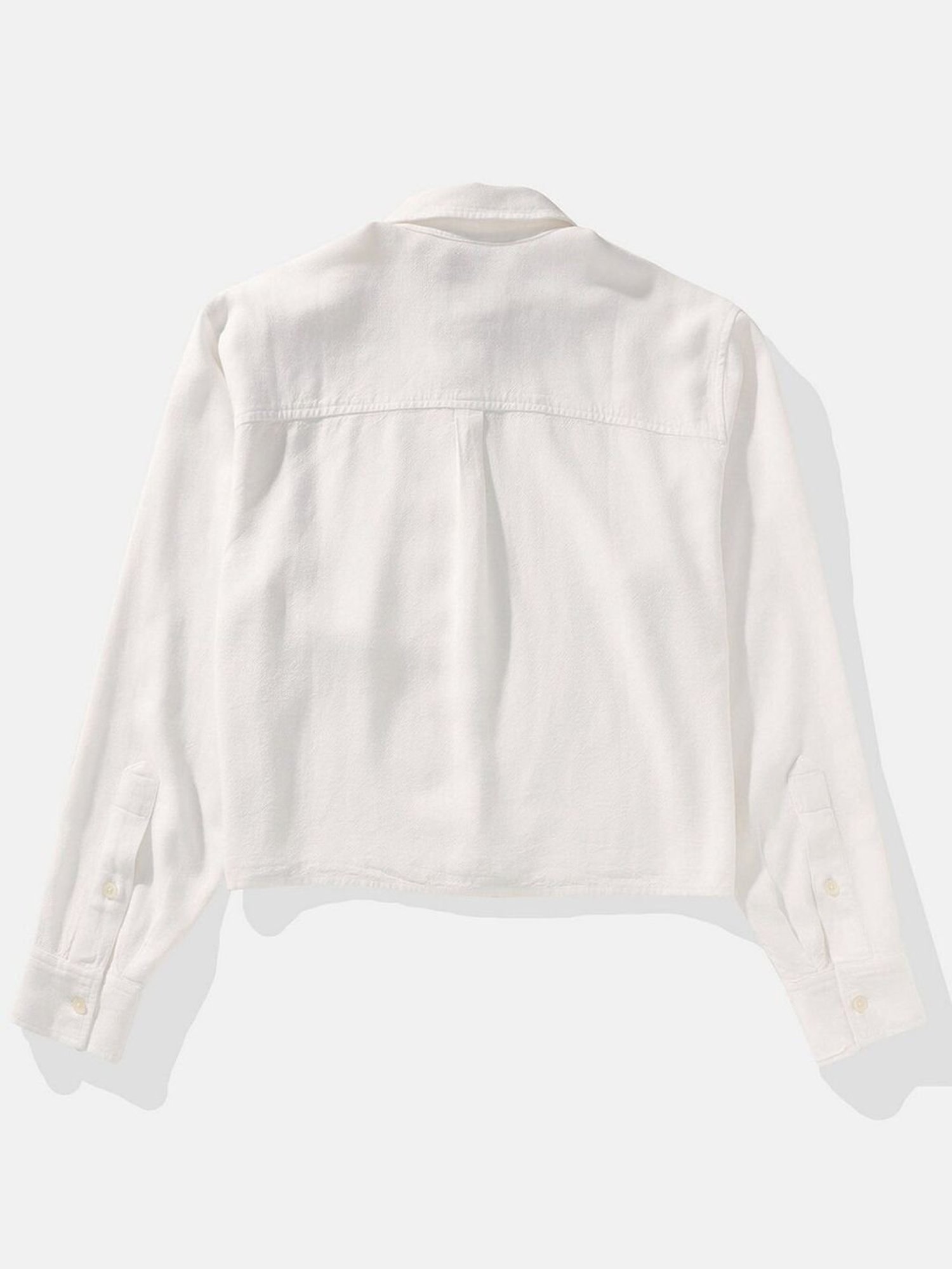 American Eagle Outfitters White Plain Shirt