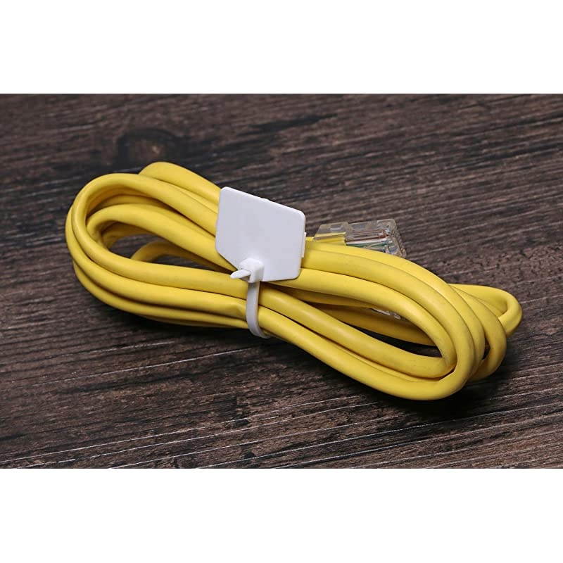 5 Colors Write on Ethernet Wire Zip Ties Nylon Power Marking Label Self-Locking Wire Cable Mark Tags for Wire Marking and Organizing,25PCS