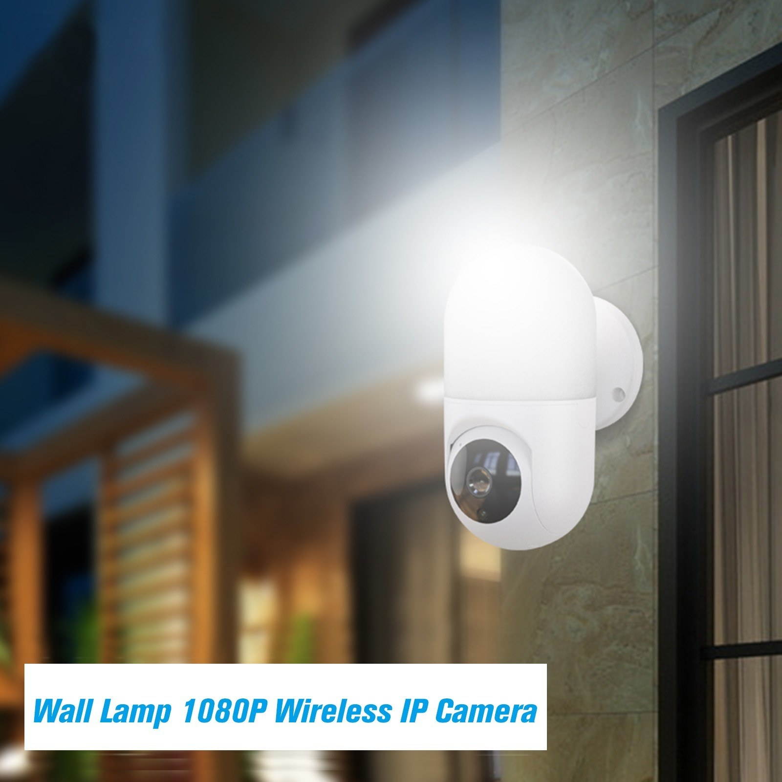 Home Security WIFI Camera Wall Lamp 1080P Wireless IP Camera Baby Monitor P/T/Z Security Camera Courtyard