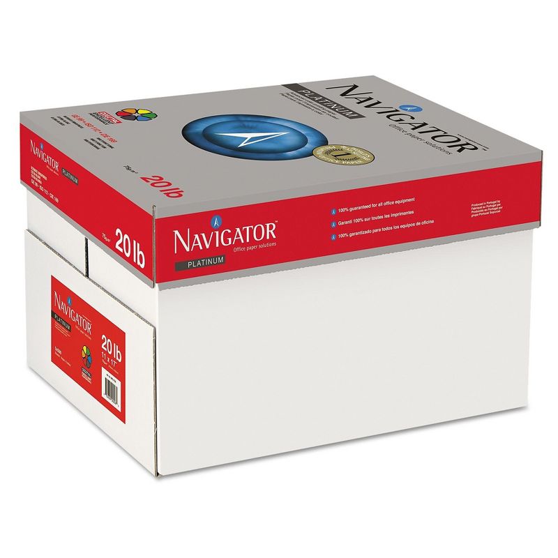 Navigator Platinum Paper 99 Brightness 20lb 11 x 17 White 2500/Carton NPL1720