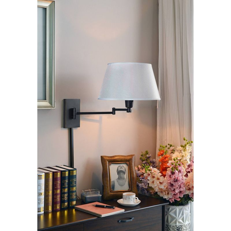 3-way Wall Light White/Black - Kenroy Home