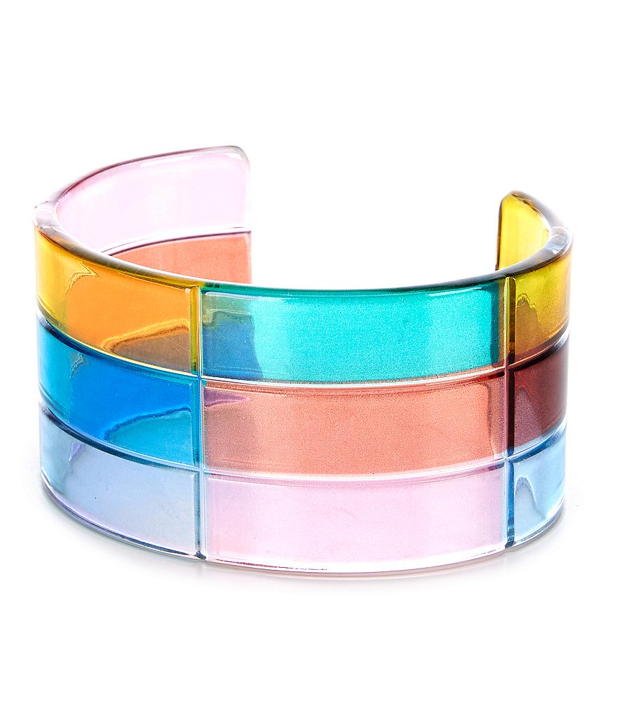 Natasha Accessories Translucent Cuff Bracelet