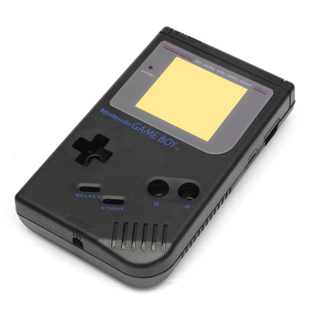 4 Colors Full Shell Housing Replacement Repair Pack Case Cover Kit For GBC Game Boy Color Grey - black