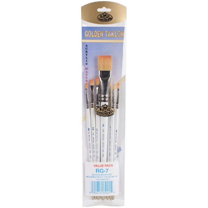 Golden Taklon Specialty Brush Set-7/Pkg
