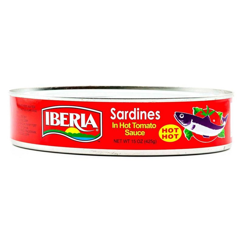 Iberia Sardines In Hot Tomato Sauce - 15oz
