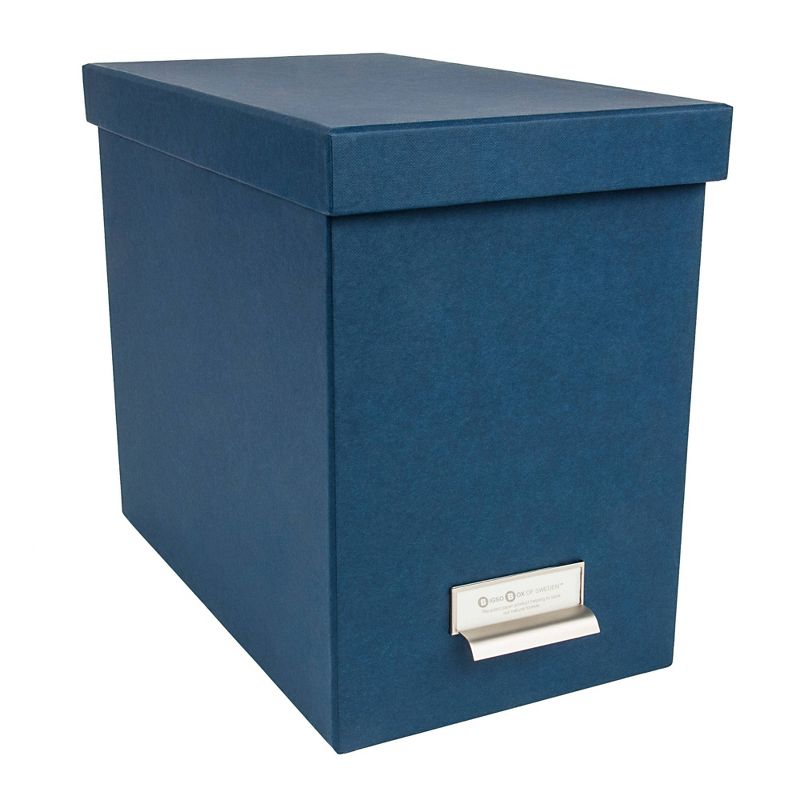 John File Box Navy - Bigso Box of Sweden