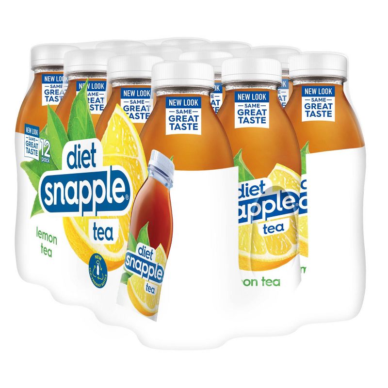 Diet Snapple Lemon Tea - 12pk/16 fl oz Bottles