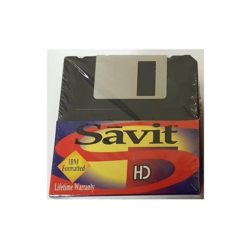 25 Pack Brand Floppy Disks 144 PC Format Black Metal Shutter