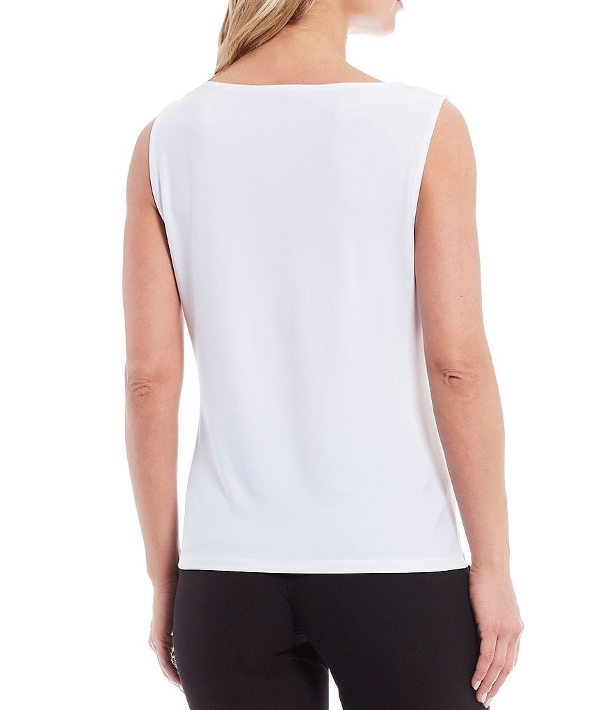 Preston & York Jacie Cowl Neck Sleeveless Knit Tank
