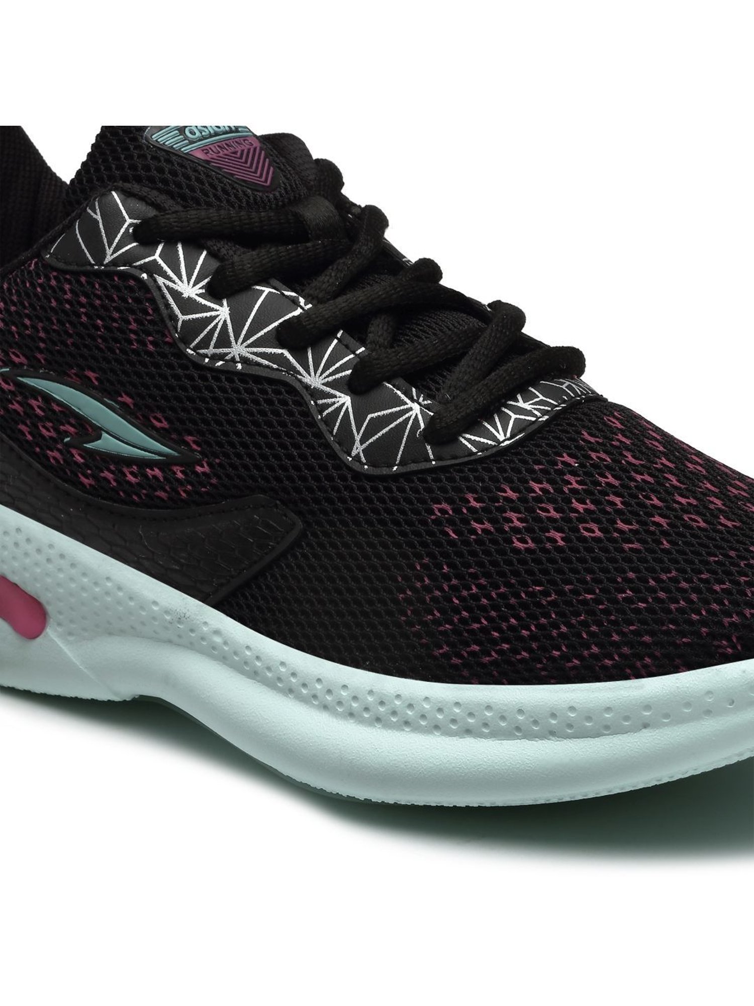 Asian Women's Black Running Shoes