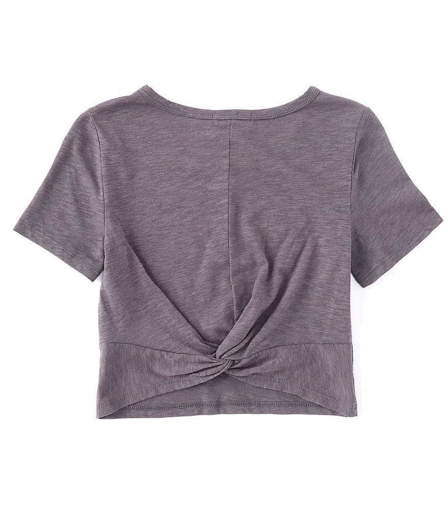 GB Girls Big Girls 7-16 Active Cinch Back Crop Top