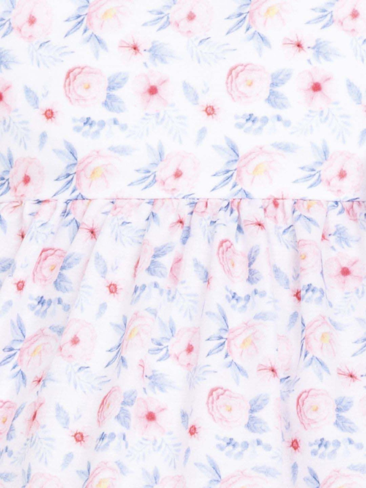 Peppermint Girls White Floral Dress