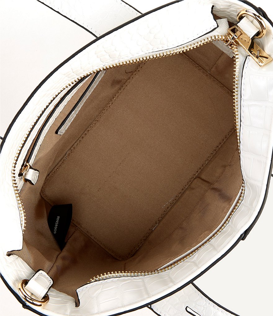 Kate Landry Croco Tab Satchel Bag