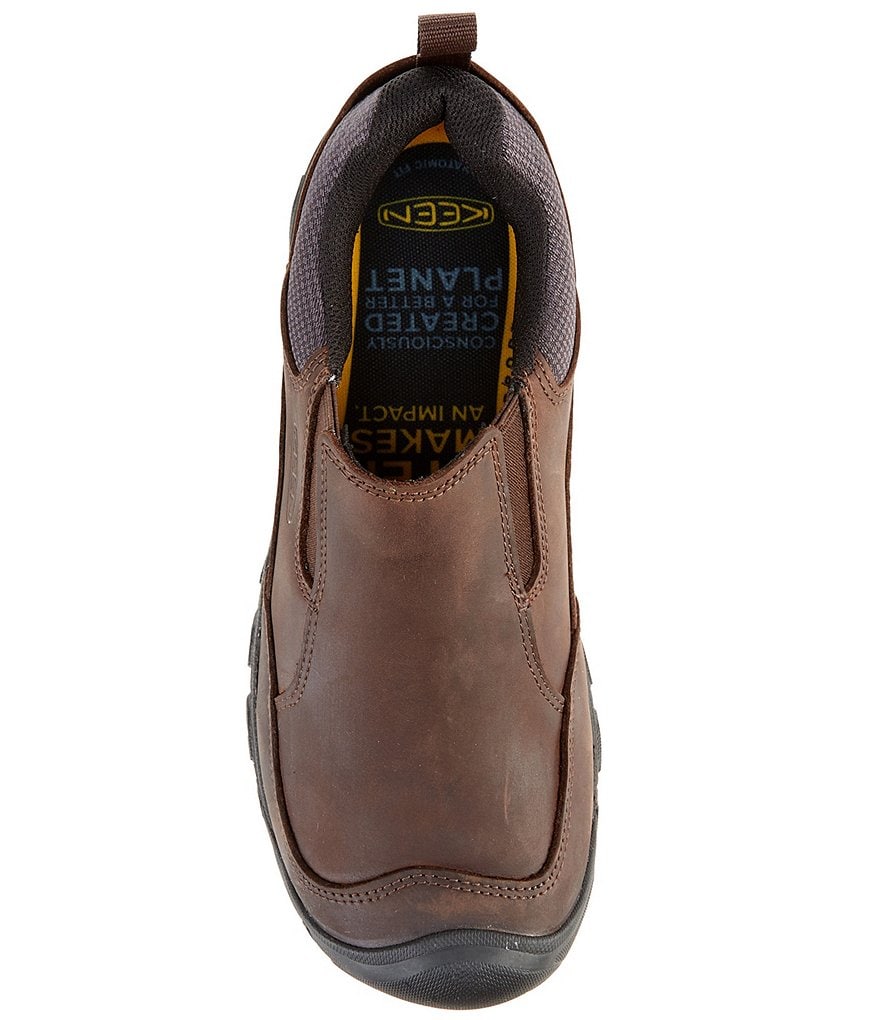 Keen Men's Targhee Waterproof Leather Slip-Ons