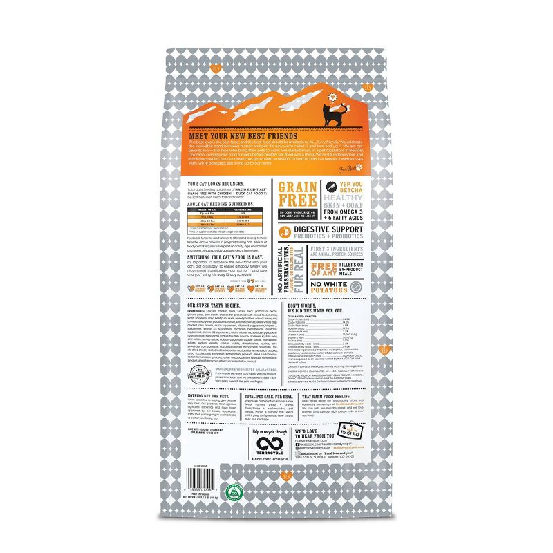 I and Love and You Naked Essentials Chicken and Duck Dry Cat Food - 11lbs