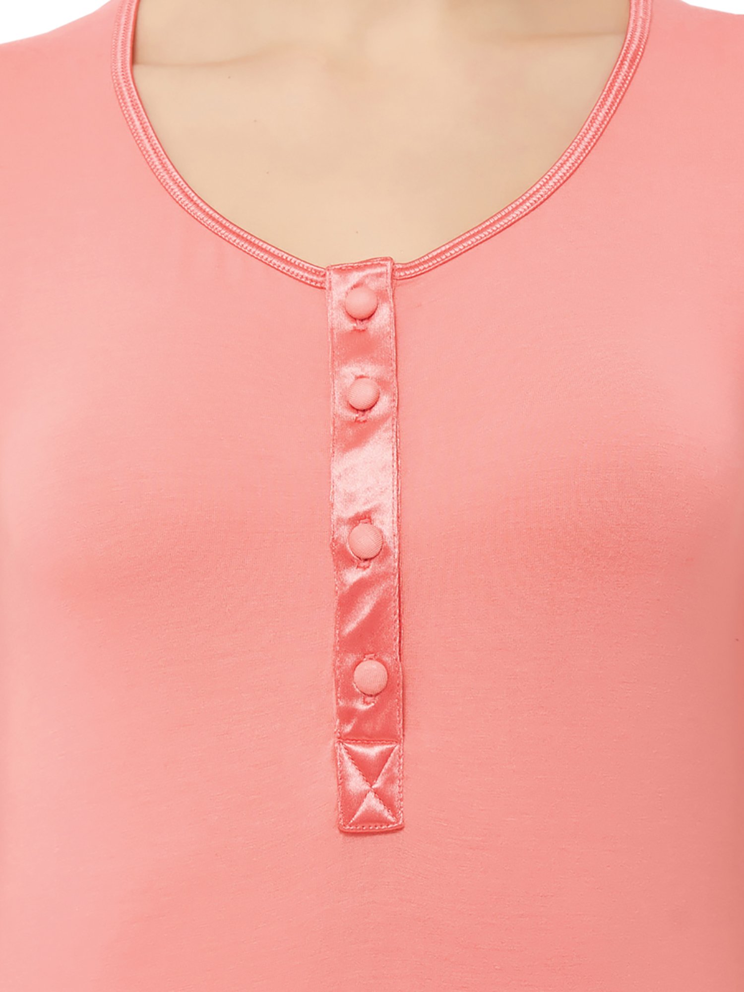 Soie Orange Cotton Top