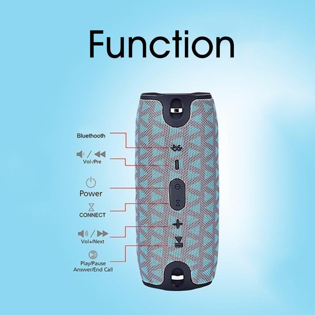 Wireless Bluetooth Speaker Waterproof Hands-free MIC Speaker Support TF Card