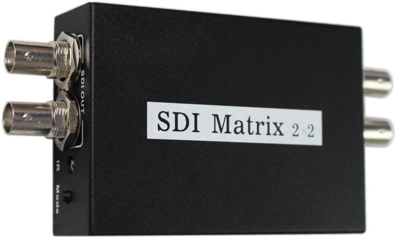 2x2 sdi Matrix ,2 SDI Input to 2 sdi Output Switch ,SDI 2x2 (Serial Digital Interface) switcher Support SD-SDI(270Mbps), HD-SDI(1485Mbps) and 3G-SDI(2970Mbps) Video Format