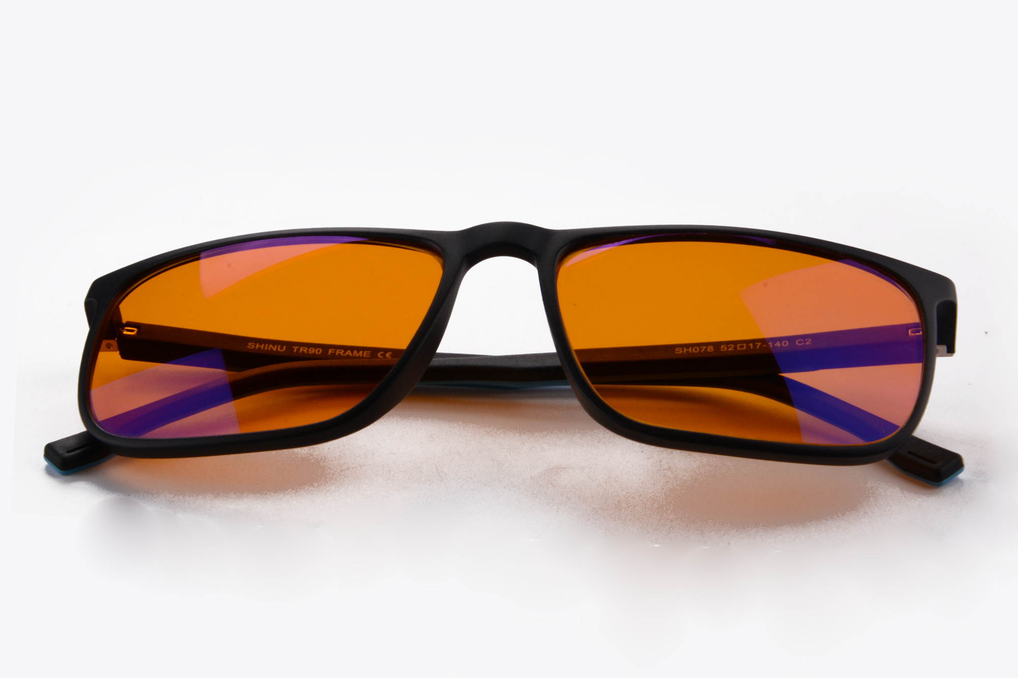 SHINU Monitor Users Anti Blue Light Computer Glasses Orange Lens and Driving Anti fatigue Computer Gaming glasses-SH078