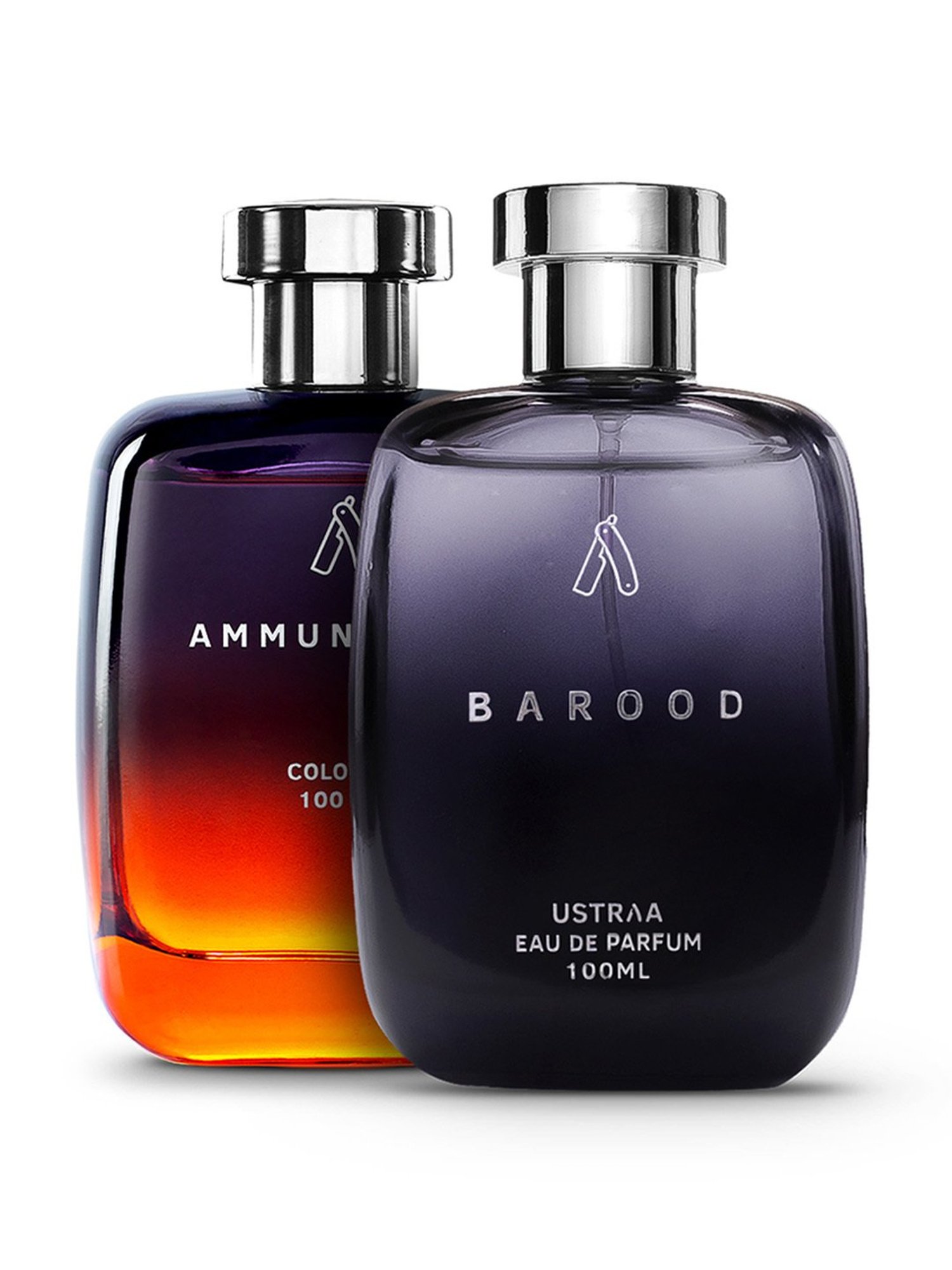 Ustraa Barood Eau De Parfum & Ammunition Cologne - Set of 2