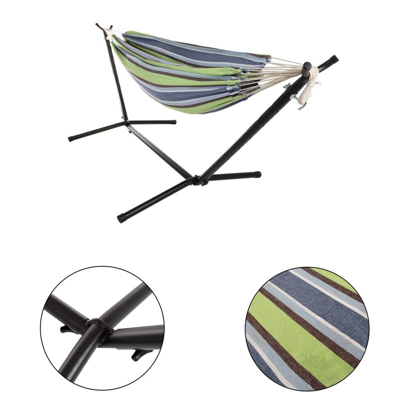 Hastings Home Double Brazilian Hammock with Stand