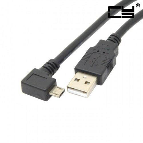 CHENYANG 1.5m Left Angled 90 degree Micro USB Male to USB 2.0 Data Charge Cable for Cell Phone & Tablet