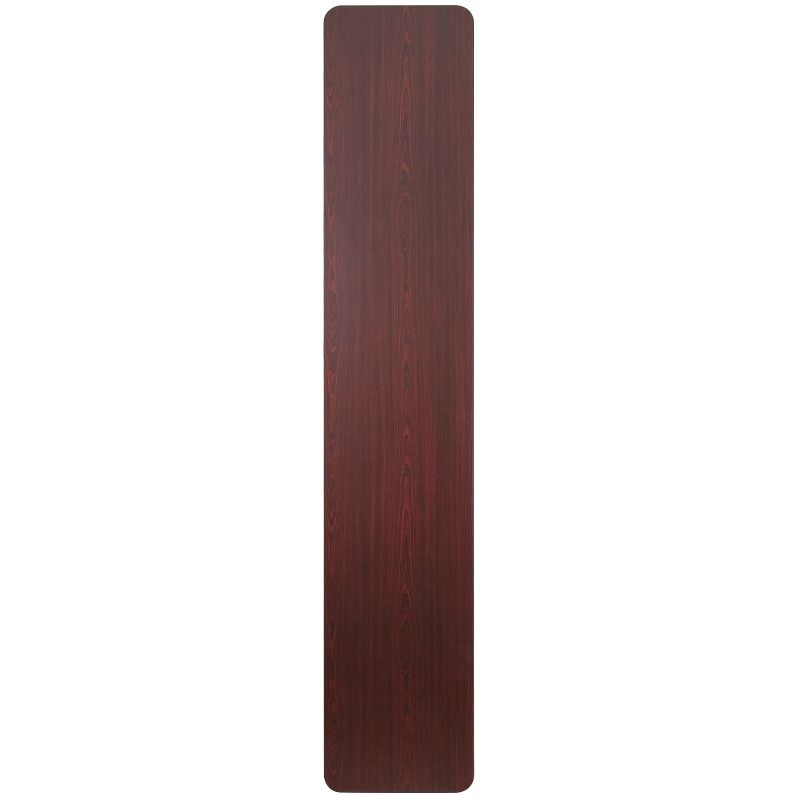 Flash Furniture 8-Foot High Pressure Mahogany Laminate Folding Training Table