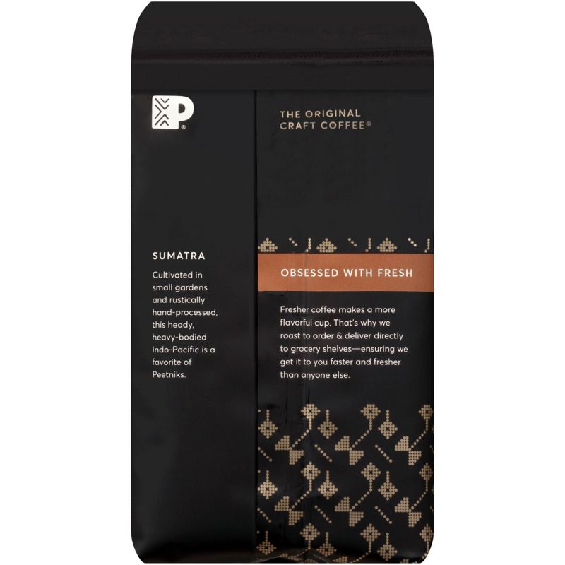 Peet's Sumatra Single Origin Dark Roast Ground Coffee 10.5oz