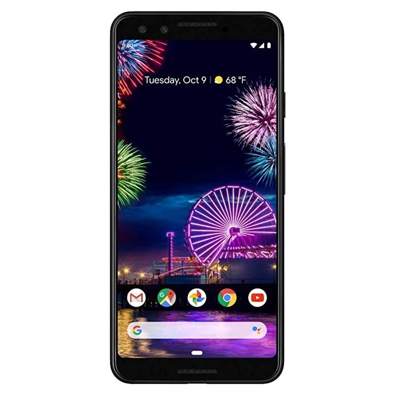 Pixel 3 Unlocked GSM/CDMA - US Warranty (Just Black, 128GB) (Renewed)