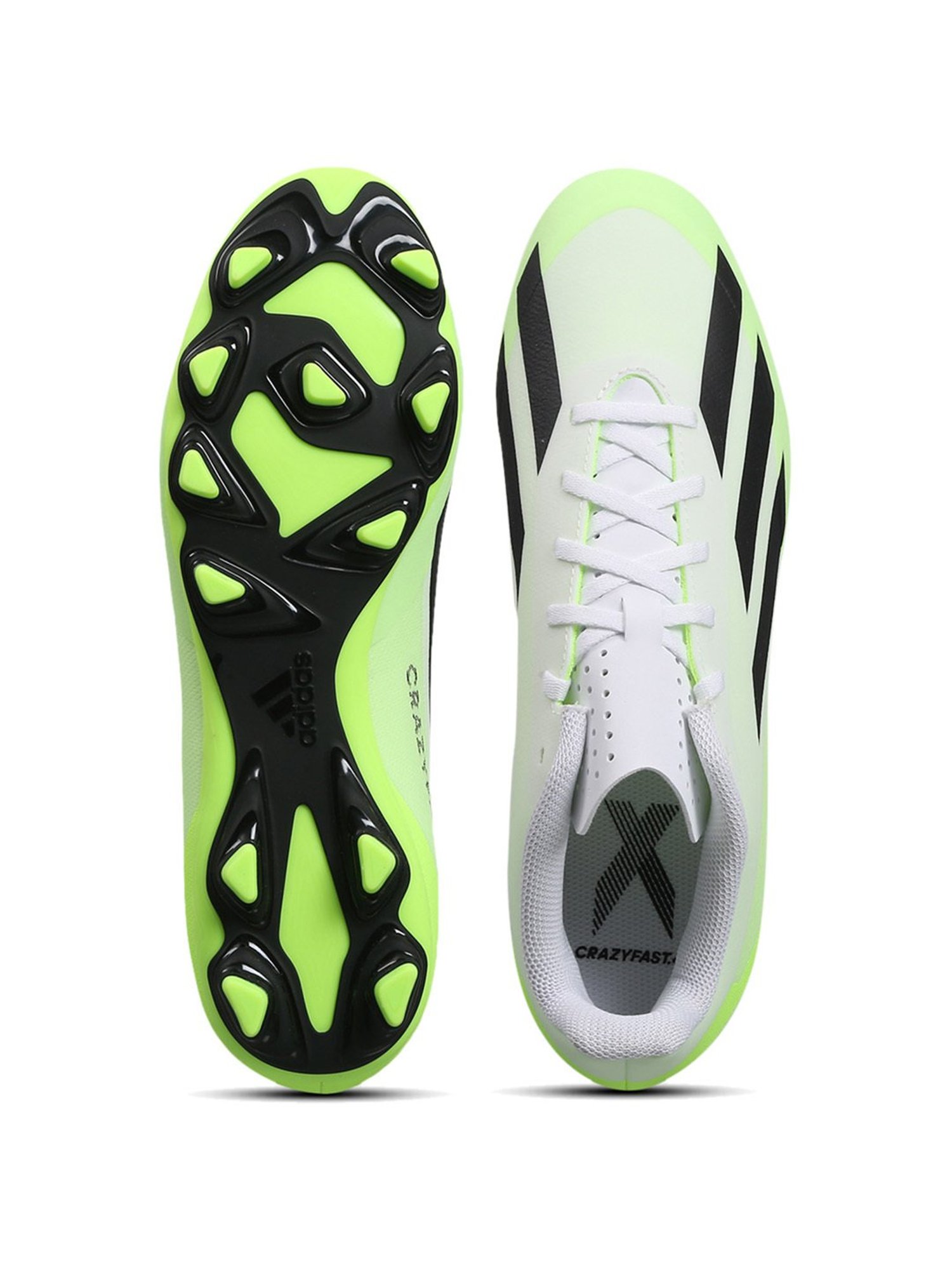 Adidas Men's CRAZYFAST.4 FxG Green Football Shoes
