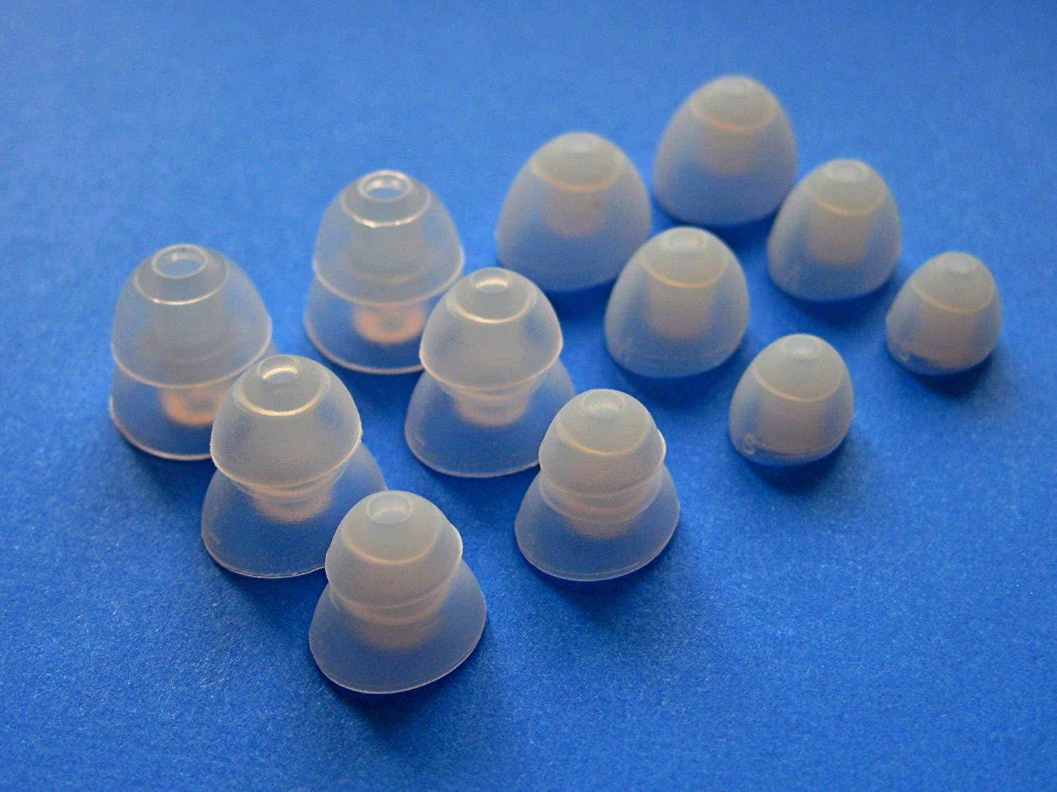 Oval Comfort Fit Set for Klipsch X6i In-Ear Earphones- Replacement Eartips Eargels Earbuds