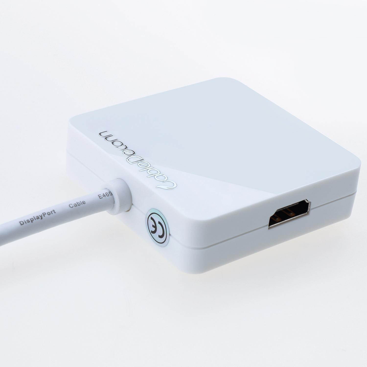 3 In 1Mini Display Port DP Thunderbolt to DVI VGA HDMI Adapter Cable For MacBook