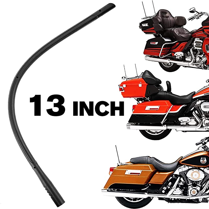 13 inch Uniquely Designed Copper Core Radio Antenna for Harley Davidson Motorcycle 19892019 Touring Electra Glide Ultra Classic2 Flexible Rubber Perfect Replacement AMFM Radio Antenna