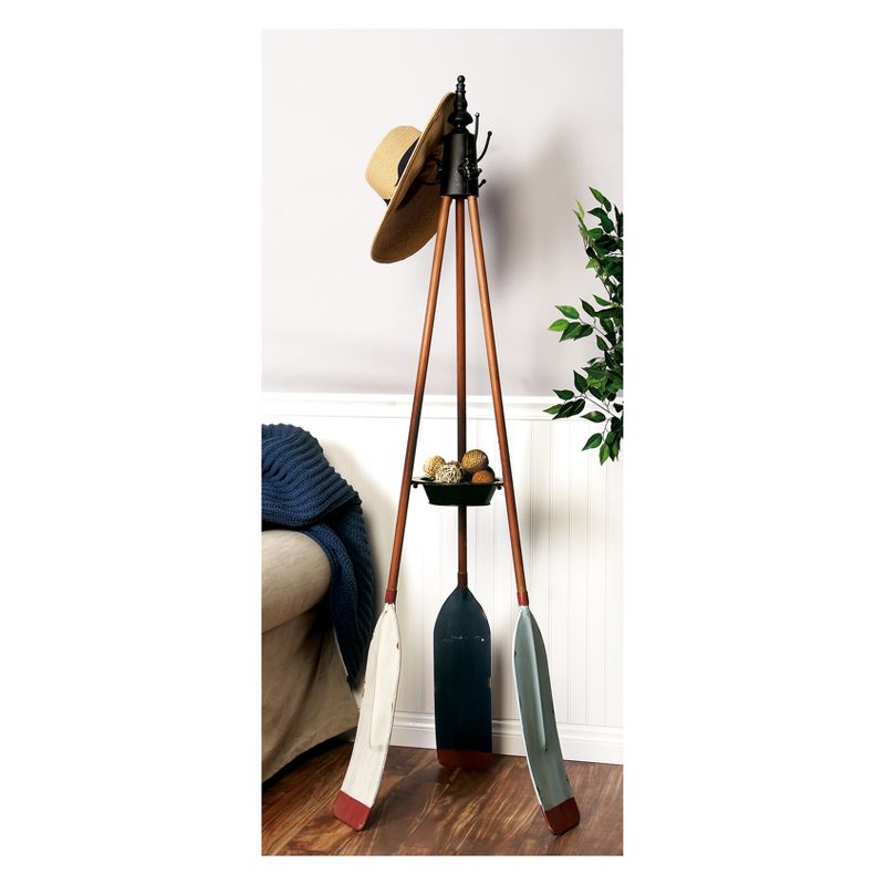 Quatro Umbrella Stand & Coat Rack Steel - Adesso
