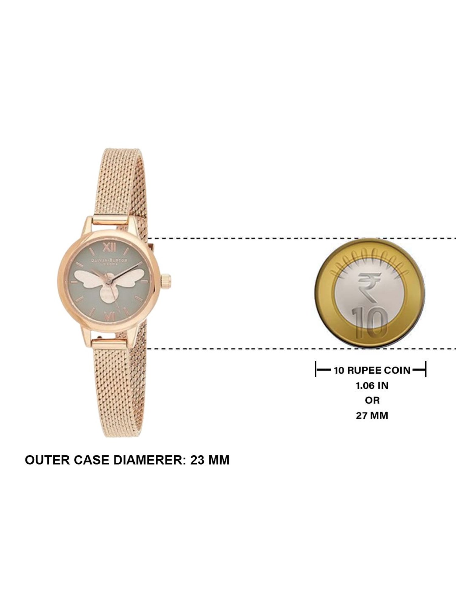 Olivia Burton OB16FB14 Lucky Bee Analog Watch for Women