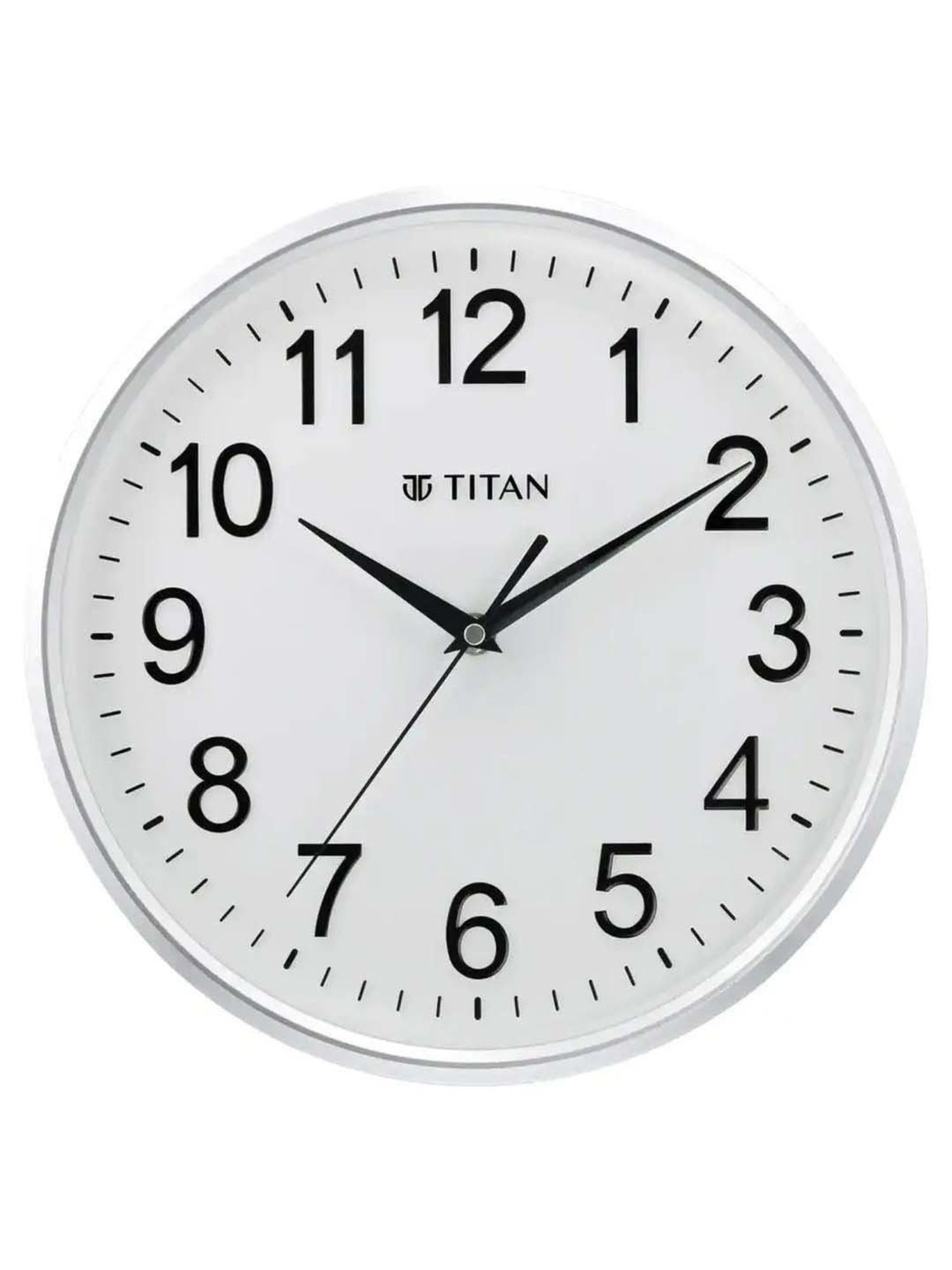 SEIKO classic black plastic wall clock with sweep movement