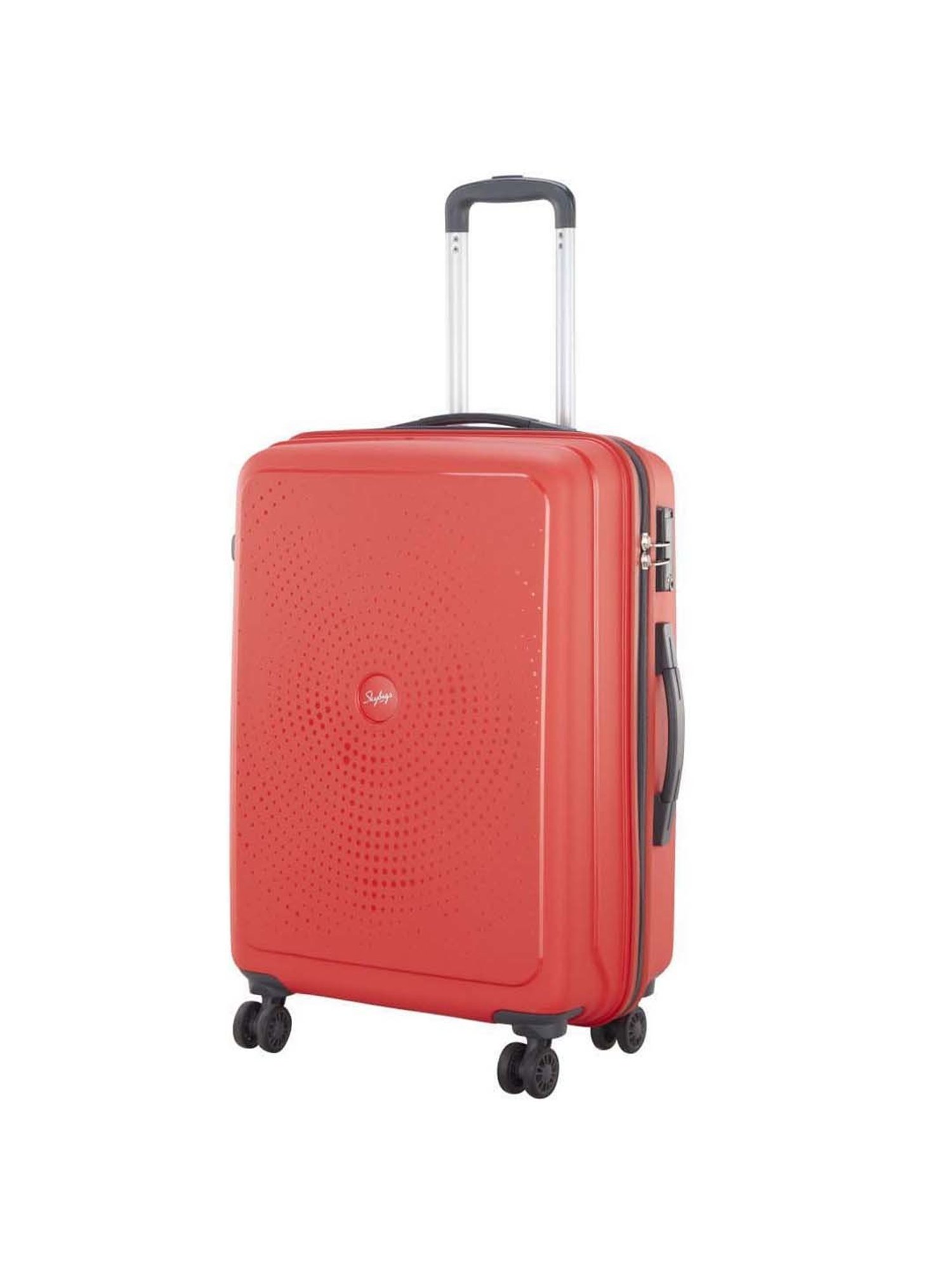 Skybags Salsa Red Solid Hard Medium Trolley Bag - 46 cm