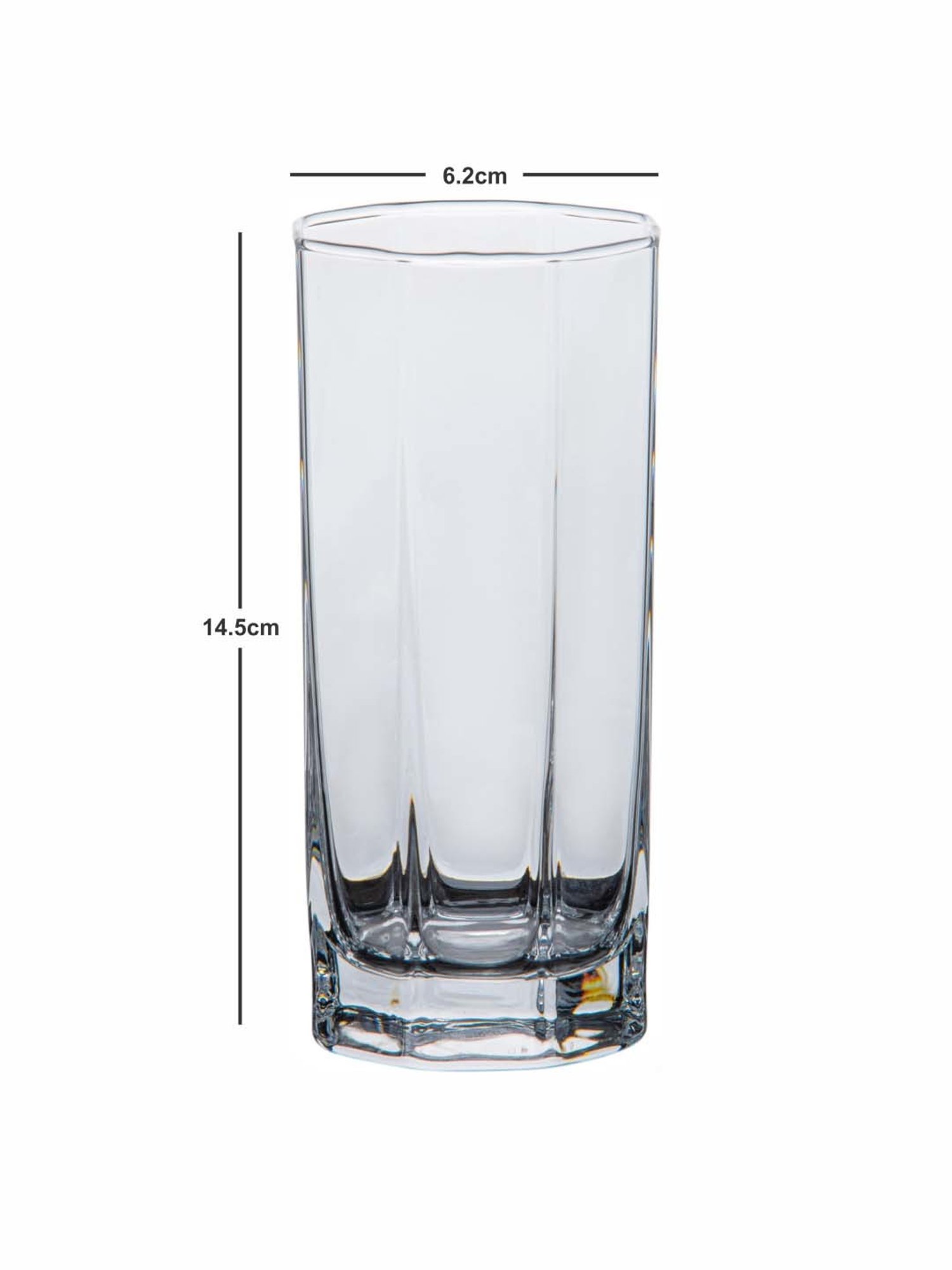 Luminarc Octima HB Transparent Glass Tumbler (0.32 L) - Set of 6