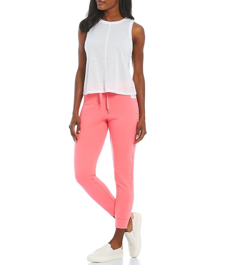 Calvin Klein Performance Relaxed Inset Crop Tank