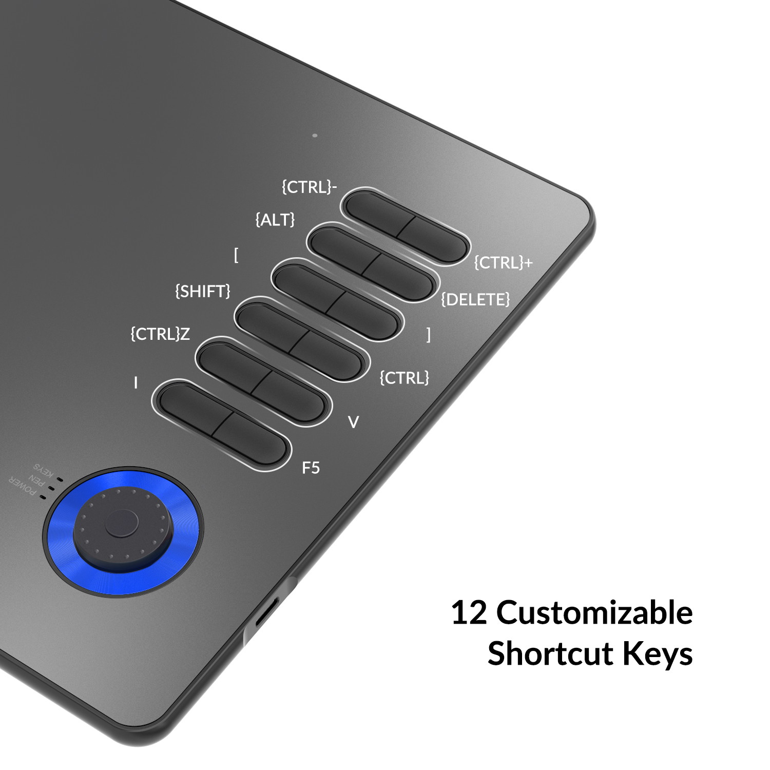 VEIKK A15 Pro Graphics Drawing Tablet 10 x 6 inch Digital Drawing Tablet with 12 Hotkeys and a Quick Dial (8192 Level Pressure Battery -Free Stylus)