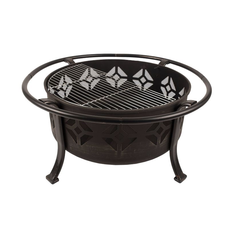 Pleasant Hearth Sunderland Deep Bowl Fire Pit