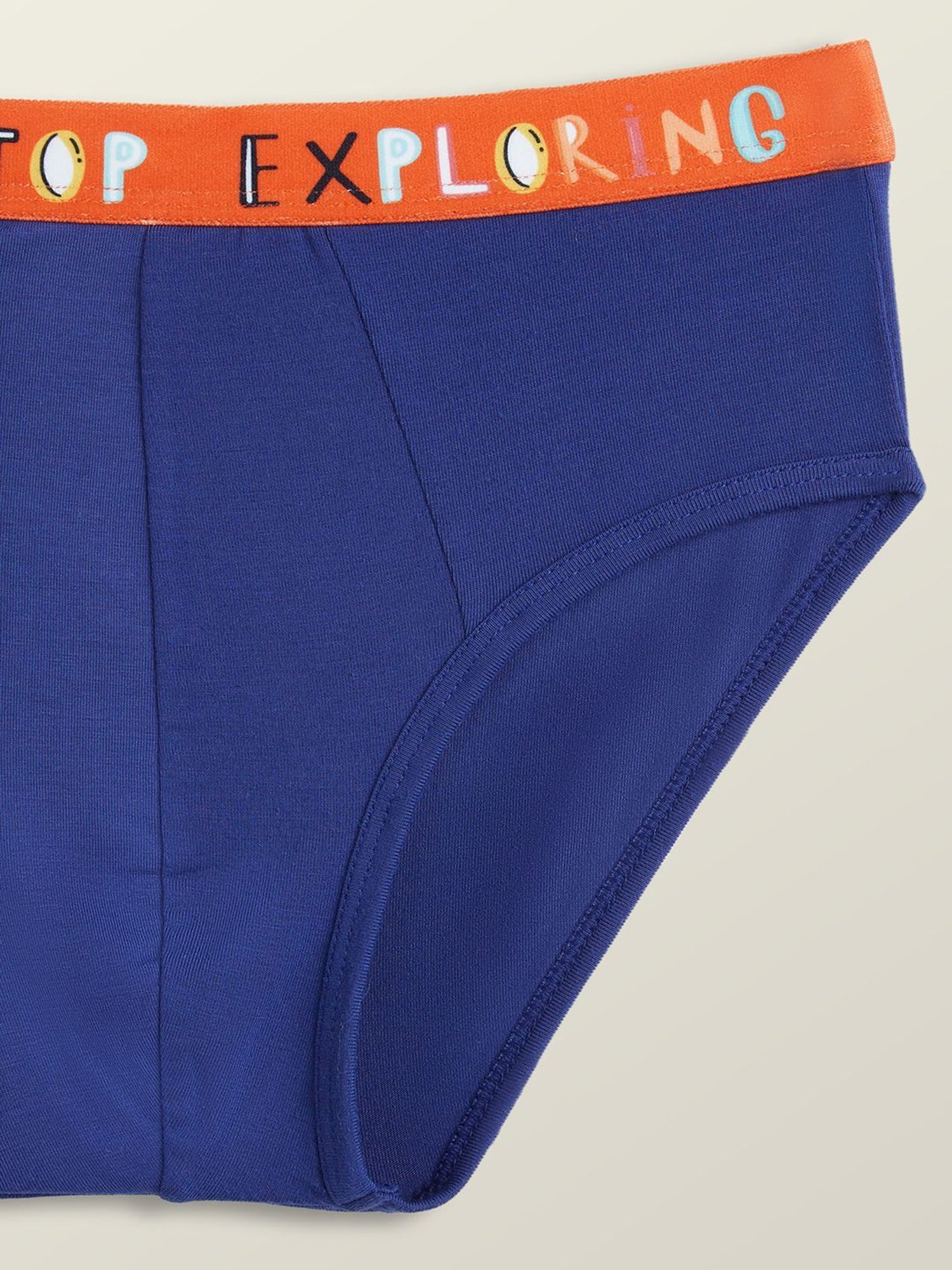 XY Life Boys Multicolor Relaxed Fit Briefs (Pack of 3)