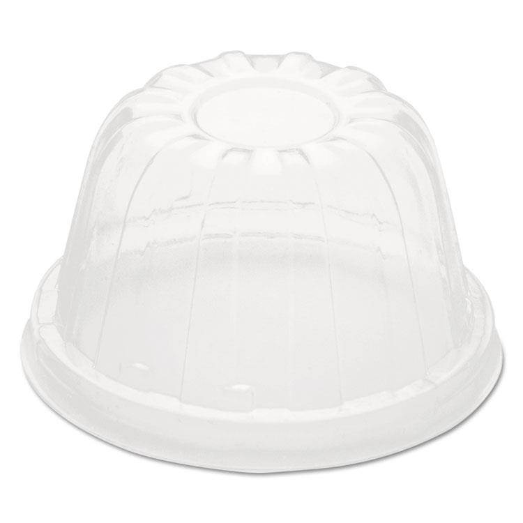 Dart D-T Sundae/Cold Cup Lids Fits Foam Cups Clear 1 000 lids/CT 50/PK 20PK/CT