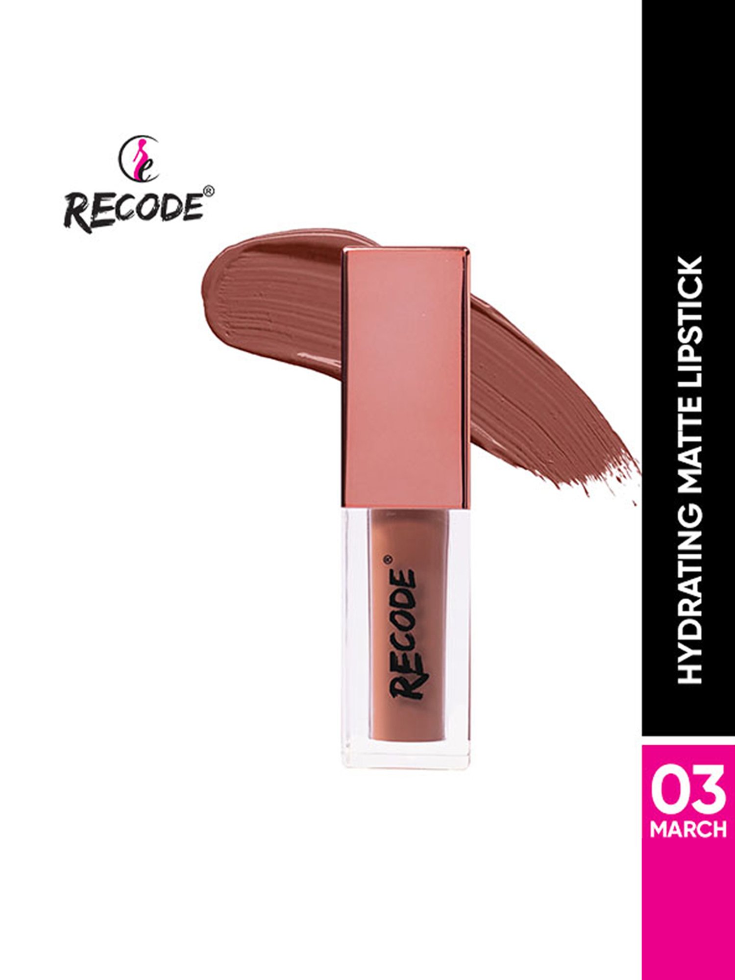 Recode Hydrating Matte Liquid Lipstick 03 March - 3.5 ml