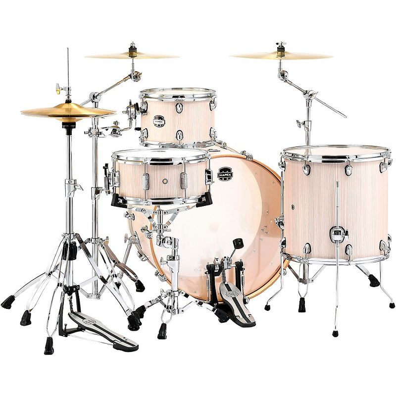 Pearl Export New Fusion 5-Piece Drum Set with Hardware Mirror Chrome