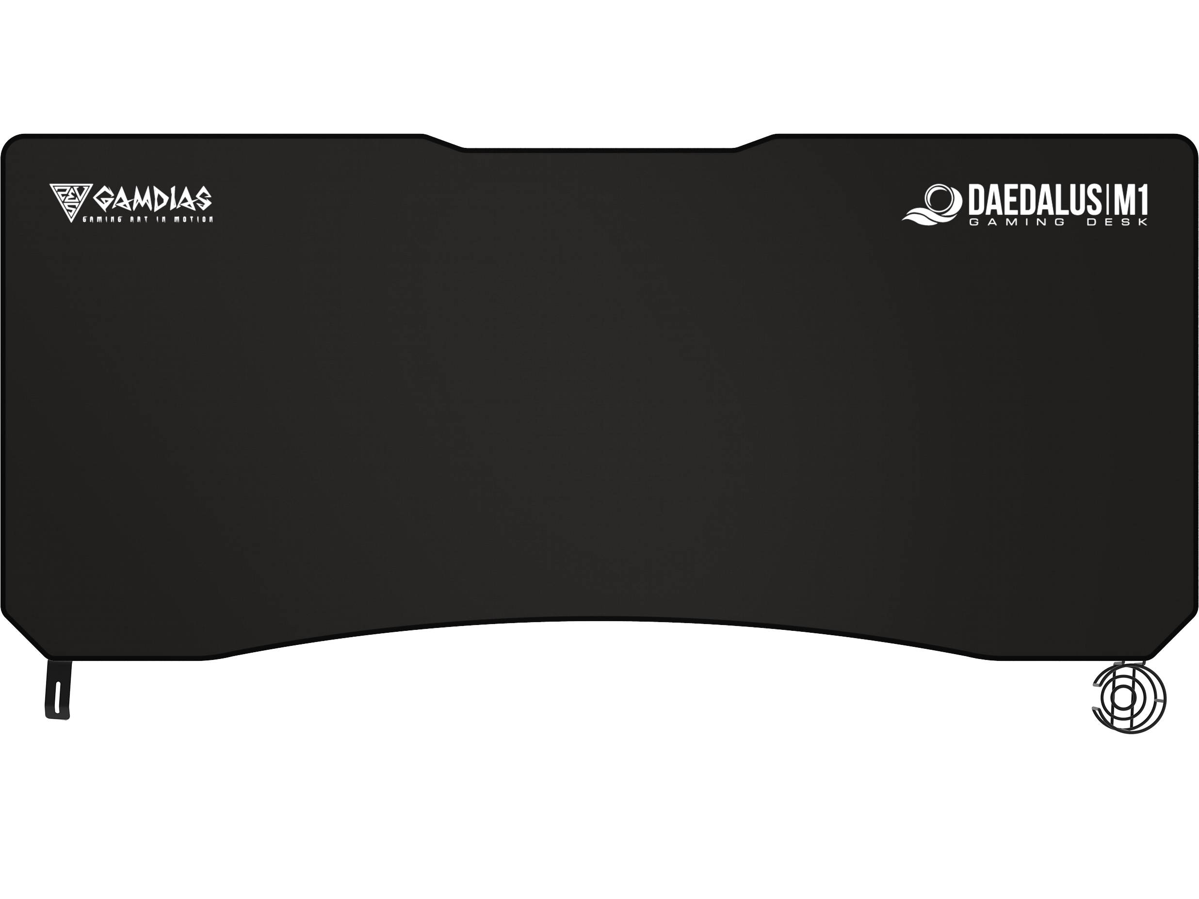 Gamdias DAEDALUS M1 (Black) 60" RGB Gaming Desk, Computer Table, Giant Mouse Mat, Cup Holder and Headphone Hook
