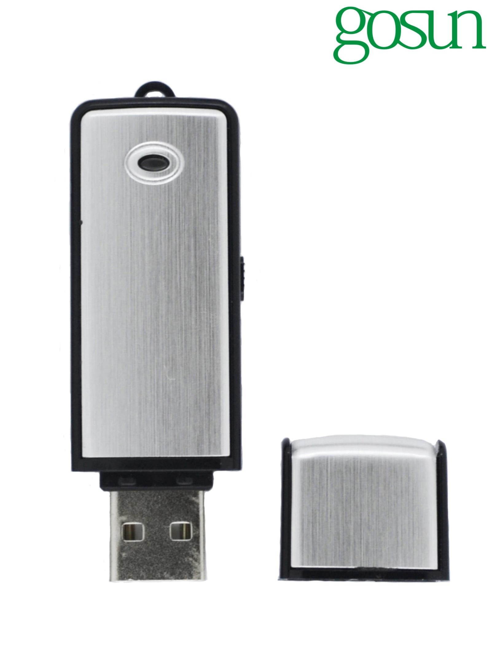 New Mini 8GB USB SPY Pen Digital Audio Voice Recorder 70 Hours recording Silver 15 Hours Battery Life 192KBPS Record bitrate WAV