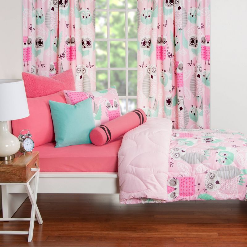 Red Solid 84" Rod Pocket Single Curtain Panel - Leaning Linens