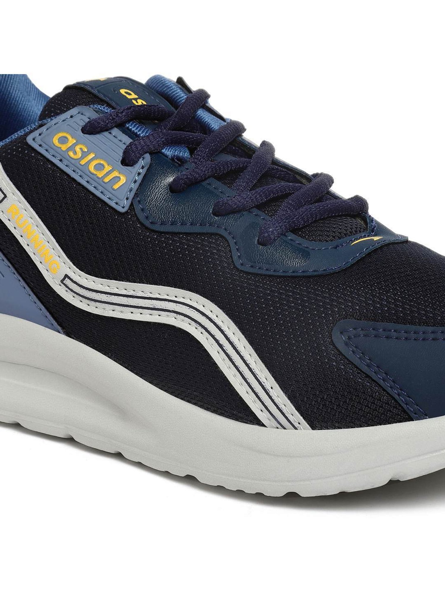 Asian Men's Navy Running Shoes